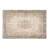 Distressed Turkish Oushak Rug - Area Rug 6'7" X 9'11" | Rugs by Vintage Pillows Store. Item made of cotton