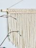 Simple Triangle Large Macrame Wall Hanging | Wall Hangings by Love & Fiber | San Diego in San Diego. Item composed of cotton