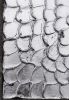 Silver Wall Art -«Silver Scales» | Oil And Acrylic Painting in Paintings by Berezart. Item composed of canvas in minimalism or mid century modern style