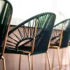 Puerto Stool - Counter Height - Black on Copper | Counter Stool in Chairs by Innit Designs. Item composed of metal and synthetic