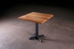 Straight Edge Oak Pub Table | Desk in Tables by Urban Lumber Co.. Item made of oak wood