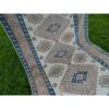 Vintage Turkish Kars Wool Area Rug 4'5'' x 6'8'' | Rugs by Vintage Pillows Store. Item made of cotton with fiber
