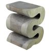 Haussmann® Wood BIG Wave Verve Accent Snake Table 14x14x20 | Side Table in Tables by Haussmann®