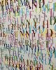 Rainbow Letters 40"x 25" | Oil And Acrylic Painting in Paintings by Emeline Tate. Item made of canvas with synthetic