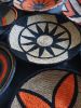 Orange African Wall Large Plate Set of 10 Pieces | Decorative Plate in Decorative Objects by Sarmal Design. Item composed of bamboo & cotton compatible with boho and contemporary style