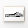 Snowdon Mountain Print, Camping Print, Welsh Mountain Art | Prints by Carissa Tanton. Item made of paper