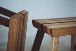 Small Wooden Stool | Chairs by ROOM-3. Item composed of wood