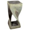 Haussmann® Original Wood Twist Stool 12 X 12 X 26 | Chairs by Haussmann®