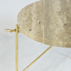 The Stilts - Travertine coffee table | Tables by DFdesignLab - Nicola Di Froscia. Item composed of steel in minimalism or modern style