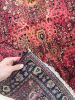 LOVELY Semi-Antique Botanical Sarouk | Plush Wool | Area Rug in Rugs by The Loom House. Item made of cotton & fiber