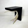 Moose Antler End Table | Tables by Farmhaus + Co.. Item composed of wood
