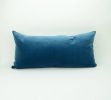 slate blue velvet pillow case // blue velvet pillow case | Pillow Insert in Pillows by velvet + linen