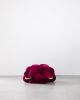 (M) Burgundy Knot Floor Cushion | Ottoman in Benches & Ottomans by Knots Studio