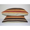 Turkish Lumbar Kilim Pillow - a Pair 18" X 24", Vintage | Cushion in Pillows by Vintage Pillows Store. Item composed of cotton