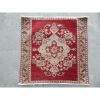 1970s Vintage Miniature Turkish Rugs - a Pair | Small Rug in Rugs by Vintage Pillows Store. Item composed of cotton