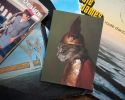Viking Cat Greeting Card – Fierce Warrior Feline Art (5"x7") | Gift Cards by The Ugly Cat Studio