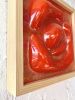 Red Patent Rainbow | Wall Sculpture in Wall Hangings by Kelly Witmer. Item composed of glass
