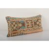 Turkish Wool Carpet Rug Cushion Cover, Handwoven Oushak | Sham in Linens & Bedding by Vintage Pillows Store. Item composed of cotton