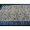 Hand Knotted Blue Wool Turkish Sparta Rug - Dining Room | Area Rug in Rugs by Vintage Pillows Store. Item made of cotton & fiber