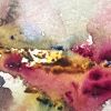 Good Life – Original Abstract Watercolor Painting – 5x7 – Matted & Framed – Uplifting Joyful Wall Art | Paintings by Susi Schuele Art