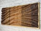 "AURA" Parametric Wood Wall Art Decor / 100% Solid Wood | Wall Sculpture in Wall Hangings by ArtMillWork Design. Item composed of wood