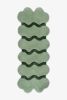 Sculpted Edge Hand Tufted Wool Runner Rug | Rugs by Jubi Rugs