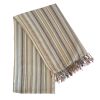 Casablanca Sustainable Turkish Towel / Blanket | Linens & Bedding by HILANA: Upcycled Cotton. Item composed of cotton
