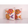 Bohemian Fish Figured Cotton Pillowcase, Set of Two Ethnic A | Cushion in Pillows by Vintage Pillows Store