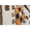 Vintage Turkish Geometric Hand-Knotted Herki Runner Rug | Rugs by Vintage Pillows Store. Item composed of cotton & fiber