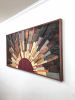 Edge of the Day 3D, 60x30 | Wall Sculpture in Wall Hangings by StainsAndGrains. Item composed of wood compatible with contemporary and industrial style