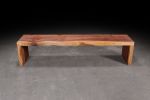 Redwood Slab Outdoor Bench | Benches & Ottomans by Urban Lumber Co.. Item composed of wood