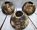 Rustic Ceramic Dinosaur Egg Planter. A Unique and Primitive | Vases & Vessels by YomYomceramic. Item composed of ceramic