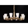 Alan Mizrahi AM8102Q Estelle 1-2 Tier Chandelier | Chandeliers by Alan Mizrahi Lighting Design