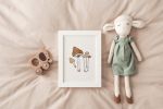 Tiny Mushrooms Print | Prints by Melissa Mary Jenkins Art. Item composed of paper