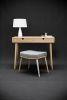 Upholstered Bench / Stool / Seat / Ottoman | Chairs by Manuel Barrera Habitables. Item composed of oak wood