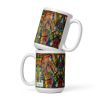 Coffee Mug - Organic Life - Abstract Colorful Geometric Art | Work by Eman's Gallery