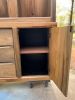 Custom Solid Wood Display Cabinet | Cupboard in Storage by Pelican State Woodworks
