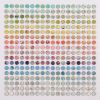 Three Hundred and Twenty Four Rainbow Map Dots Collage | Paintings by Amelia Coward