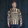 Unisex Sweatshirt - Optical Web - Black & White Illusion Art | Work by Eman's Gallery