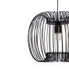Zura Bubble Pressed Black Hanging Lamp | Pendants by Home Blitz. Item made of metal