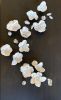 Handmade Floral Sculpture - Set of 20 Magnolia Flowers | Wall Sculpture in Wall Hangings by Leramic. Item in contemporary style