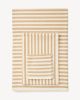 Everyday Towel Set - Fawn Stripe | Textiles by MINNA