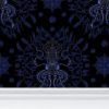 AEON Firefly Squid Bioluminescence Wallpaper | Wall Treatments by Sean Martorana. Item composed of paper
