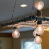 Raw Banqueting Linear Suspension (Rectangular) | Chandeliers by Michael McHale Designs. Item composed of steel