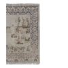 Mid 20th century Art Deco Pictorial Turkish Oushak Rug | Area Rug in Rugs by Vintage Pillows Store. Item made of cotton with fiber