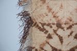 Raffia Wall Hanging - Shibori Spider Web Pattern - Brown | Tapestry in Wall Hangings by Tanana Madagascar. Item made of bamboo with fiber