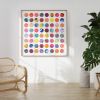 Sixty Four Splash Dots Painting | Collage in Paintings by Amelia Coward