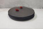 Black Asian Style Dinnerware Set of 23 Pieces | Plate in Dinnerware by YomYomceramic. Item made of ceramic