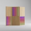 PlexiParaban Standard | Divider in Decorative Objects by OM Editions: A Limited Edition Furniture Collection. Item composed of oak wood and synthetic