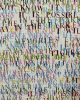 Rainbow Letters 40"x 25" | Oil And Acrylic Painting in Paintings by Emeline Tate. Item made of canvas with synthetic